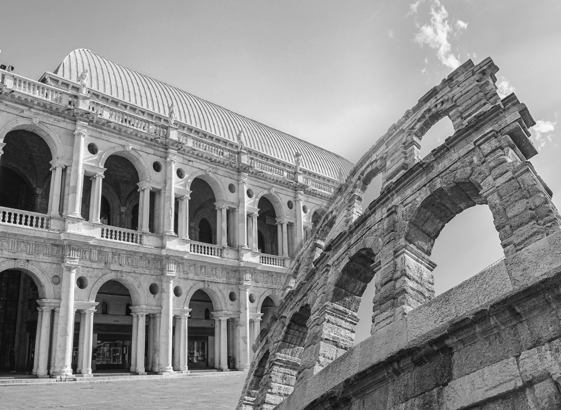Arena di Verona e piazza Vicenza